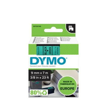 Dymo traka za ispis naljepnica D1, širina 9mm/7m, zelena 40919