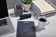 Dymo D1 traka 12 mm, crna na plavoj podlozi, 45016 (S0720560)