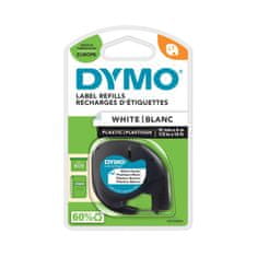 Dymo traka za printanje LetraTag, širina 12mm, bijela-plastificirana, 91201