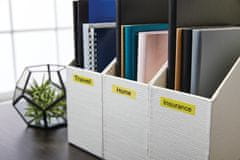 Dymo D1 traka 12 mm, crna na žutoj podlozi, 450180 (S0720580)