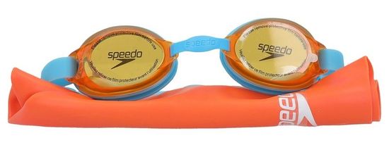 Speedo Jet V2 Swim set, naočale za plivanje + kapa, narančasto-plava