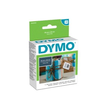 Dymo LW naljepnice za ispis, 25 x 25 mm, bijele
