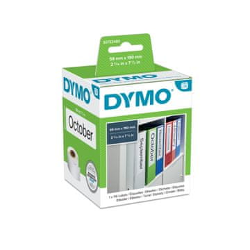 Dymo LW naljepnice za ispis, 59 x 190 mm, bijele