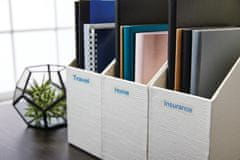 Dymo D1 traka, 12 mm x 7 m, plava / prozirna