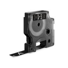 Dymo D1 traka, 12 mm x 7 m, bijela / crna