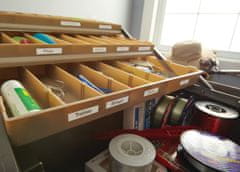 Dymo D1 409100 traka, 9 mm x 7 m, crna / prozirna