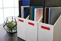 Dymo D1 53717 traka, 24 mm x 7 m, crno/ crvena