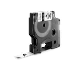 Dymo Rhino traka 12 mm, crna na bijeloj, fleksibilni najlon (18488)