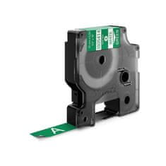 Dymo Rhino traka 12 mm, bijela na zelenoj podlozi, vinilna (1805414)