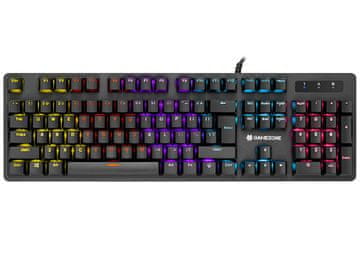 Tracer Gamezone Hitt mehanička gaming tipkovnica, USB, RGB