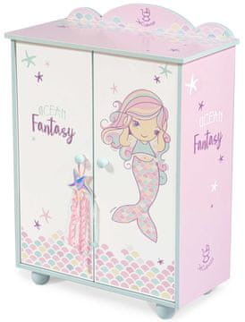 DeCuevas drveni ormar za lutke s dodacima 55241 Ocean Fantasy