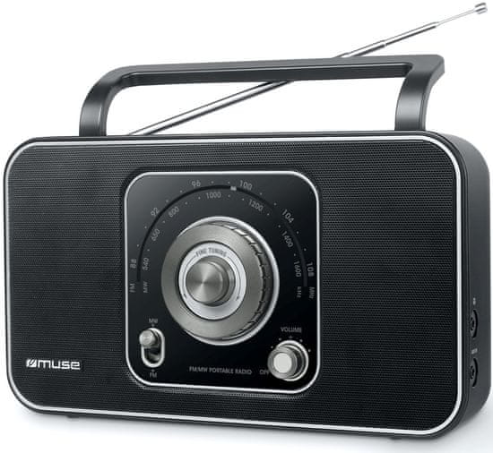 Muse M-069 R tranzistor, crni