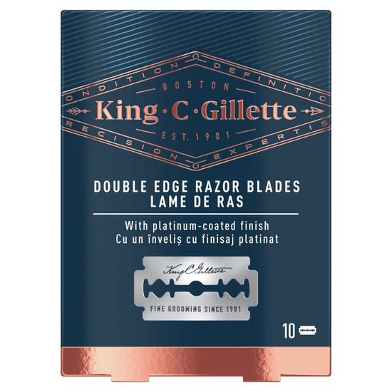 Gillette King C. oštrice za brijanje x10