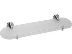 Freshhh Staklena polica (830406) staklena polica, krom