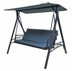 Rojaplast Rattan vrtna ljuljačka, siva