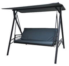 Rojaplast Rattan vrtna ljuljačka, siva