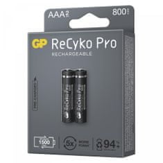 GP ReCyko Pro punjive baterije, HR03, AAA, 2 kom