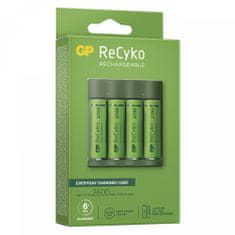 GP Everyday B421 punjač baterija, USB + ReCyko 2700, 4 x AA