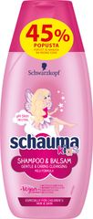 Schauma Kids šampon za djevojčice, jagoda, 2 x 250 ml