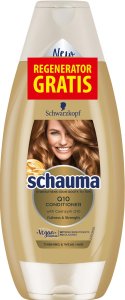   Schauma šampon Q10, 400 ml + regenerator GRATIS