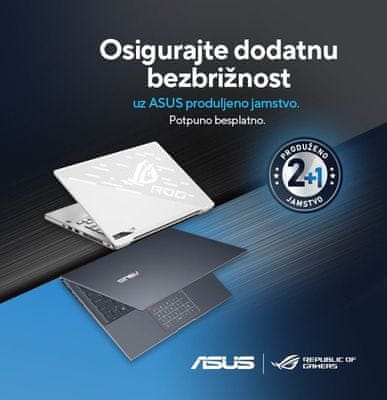 ASUS: produljeno jamstvo 2+1 godina 