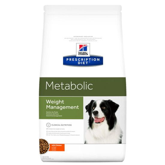 Hill's Metabolic Canine Mini suha hrana za pse, s piletinom, 1,5 kg