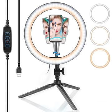 Manta MRL002 Selfie Ring sa stolnim stalkom za telefon