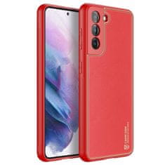 Dux Ducis Yolo kožna maska za Samsung Galaxy S21 Plus 5G, crvena