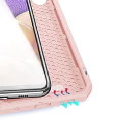 Dux Ducis Skin X preklopna kožna maska za Samsung Galaxy A32 5G, ružičasta