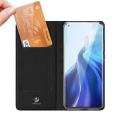Dux Ducis Skin Pro preklopna kožna maska za Xiaomi Mi 11, crno