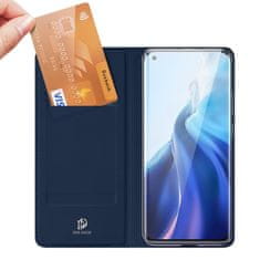 Dux Ducis Skin Pro preklopna kožna maska za Xiaomi Mi 11, plava