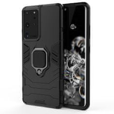 MG Ring Armor maska za Samsung Galaxy S21 Ultra 5G, crno