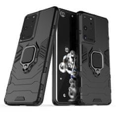 MG Ring Armor maska za Samsung Galaxy S21 Ultra 5G, crno