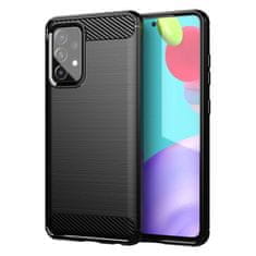 MG Carbon Case Flexible silikonska maska za Samsung Galaxy A72 4G, crno