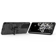 MG Ring Armor maska za Samsung Galaxy S21 Ultra 5G, crno