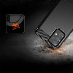 MG Carbon Case Flexible silikonska maska za Samsung Galaxy A72 4G, crno