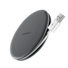 Ugreen bežični punjač QC 3.0 10W, siva