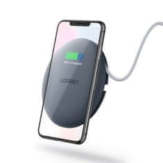 Ugreen bežični punjač QC 3.0 10W, siva