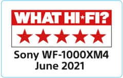 Sony bežične slušalice WF-1000XM4, model 2021, crne