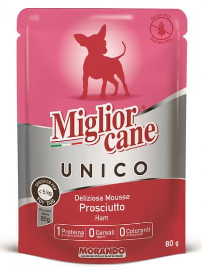 Miglior Unico MINI komadići šunke, 24 x 80 g