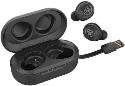 moderne bluetooth slušalice jlab air true wireless s ekvilajzerom čistim zvukom iznimno snažna kutija za punjenje s dugim vijekom trajanja s kablovima male osjetljivosti na dodir