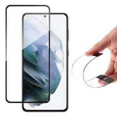 MG Full Cover Flexi Nano Hybrid zaštitno staklo za Samsung Galaxy S21 Plus 5G, crno