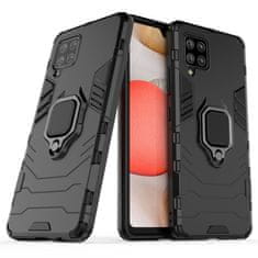 MG Ring Armor maska za Samsung Galaxy A42 5G, crno