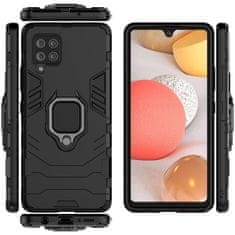 MG Ring Armor maska za Samsung Galaxy A42 5G, crno
