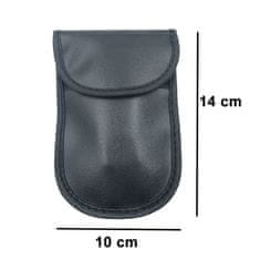 MG Signal Blocking torbica za blokiranje signala 14x10cm, crno
