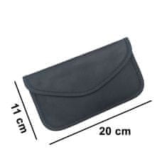 MG Signal Blocking torbica za blokiranje signala 20x11cm, crno