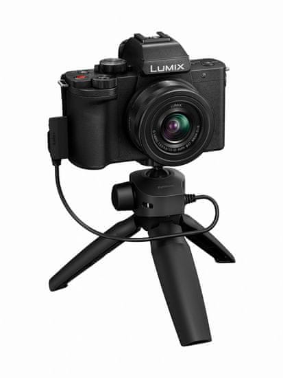 Panasonic Lumix G100 fotoaparat + 12-32 F/3,5-5,6 objektiv + stalak/držač