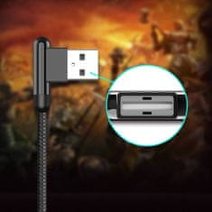 Kaku Elbow kabel USB / USB-C 3.2A 1.2m, bijela