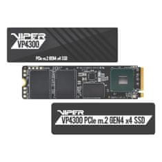 Patriot Viper VP4300 SSD disk, 2 TB, M.2 PCIe 4.0 NVMe