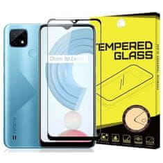 MG Full Glue Super Tough zaštitno staklo za Realme C21, crno